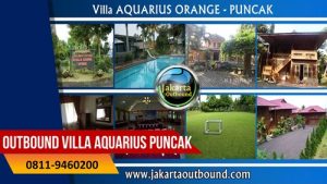 Paket Outbound Villa Aquarius Orange Puncak Jawa Barat murah