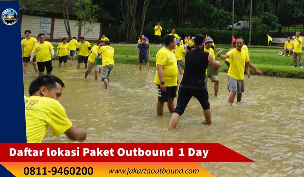 Daftar lokasi Paket Outbound  1 Day murah